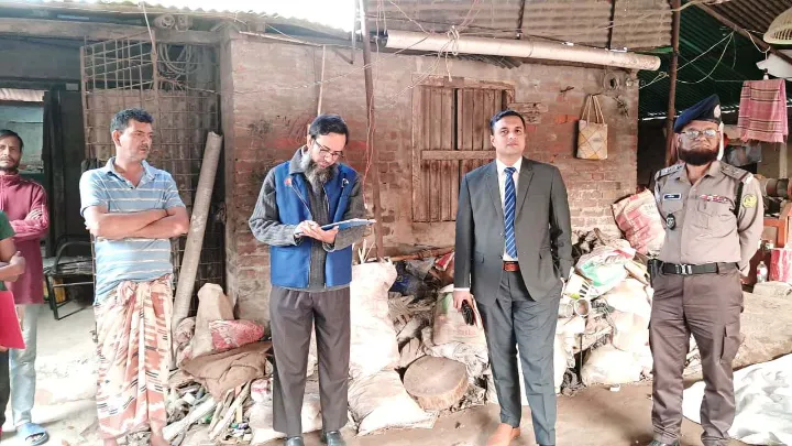 রাজশাহীতে বিএসটিআই’র অনুমোদনবিহীন পাইপ ফ্যাক্টরীকে  এক লক্ষ টাকা জরিমানা